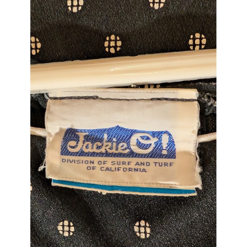 Vintage Jackie‎ O! Ms. World Polka Dot Dress Belted Black White Size 16 Retro - Picture 4 of 4